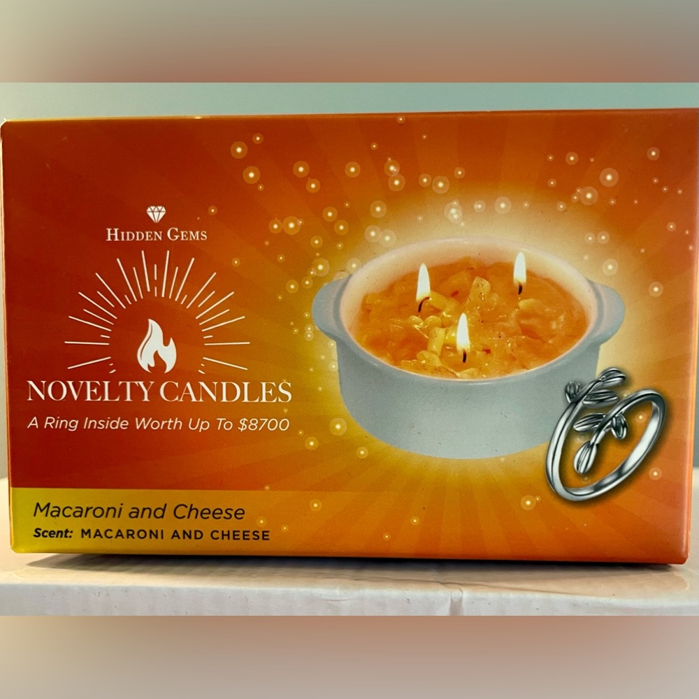 Hidden Gems Macaroni & Cheese Jewellery Candle